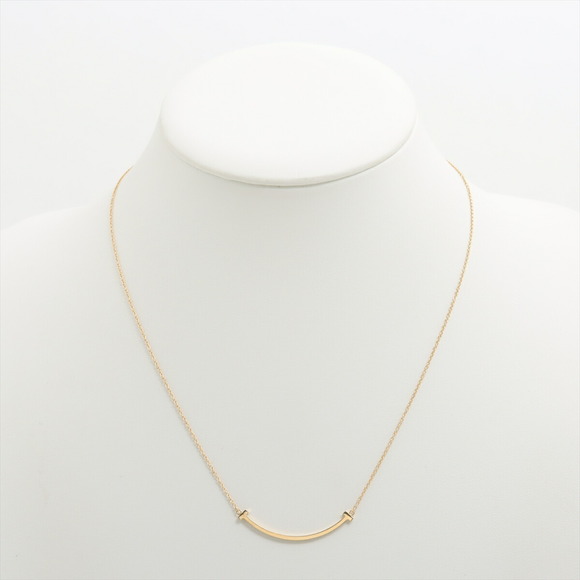 Tiffany T Smile Small Necklace Yellow Gold